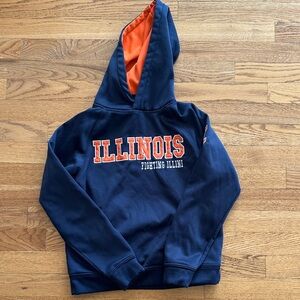 Colosseum Illinois Kids Hoodie - Navy and Orange